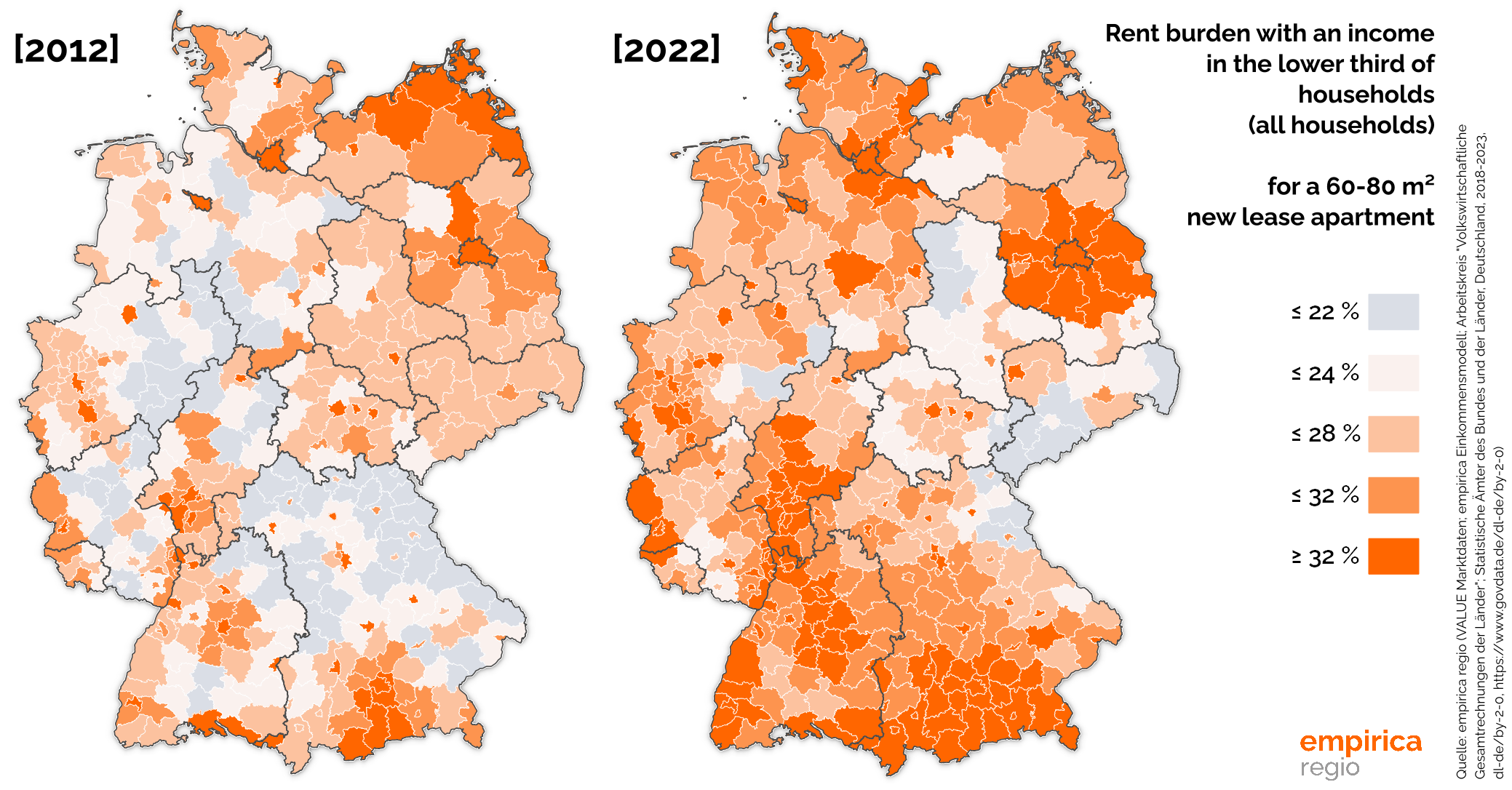 Rent burden in Germany continues to rise