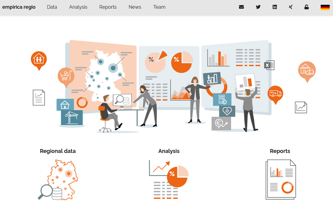 Update of the empirica regio website