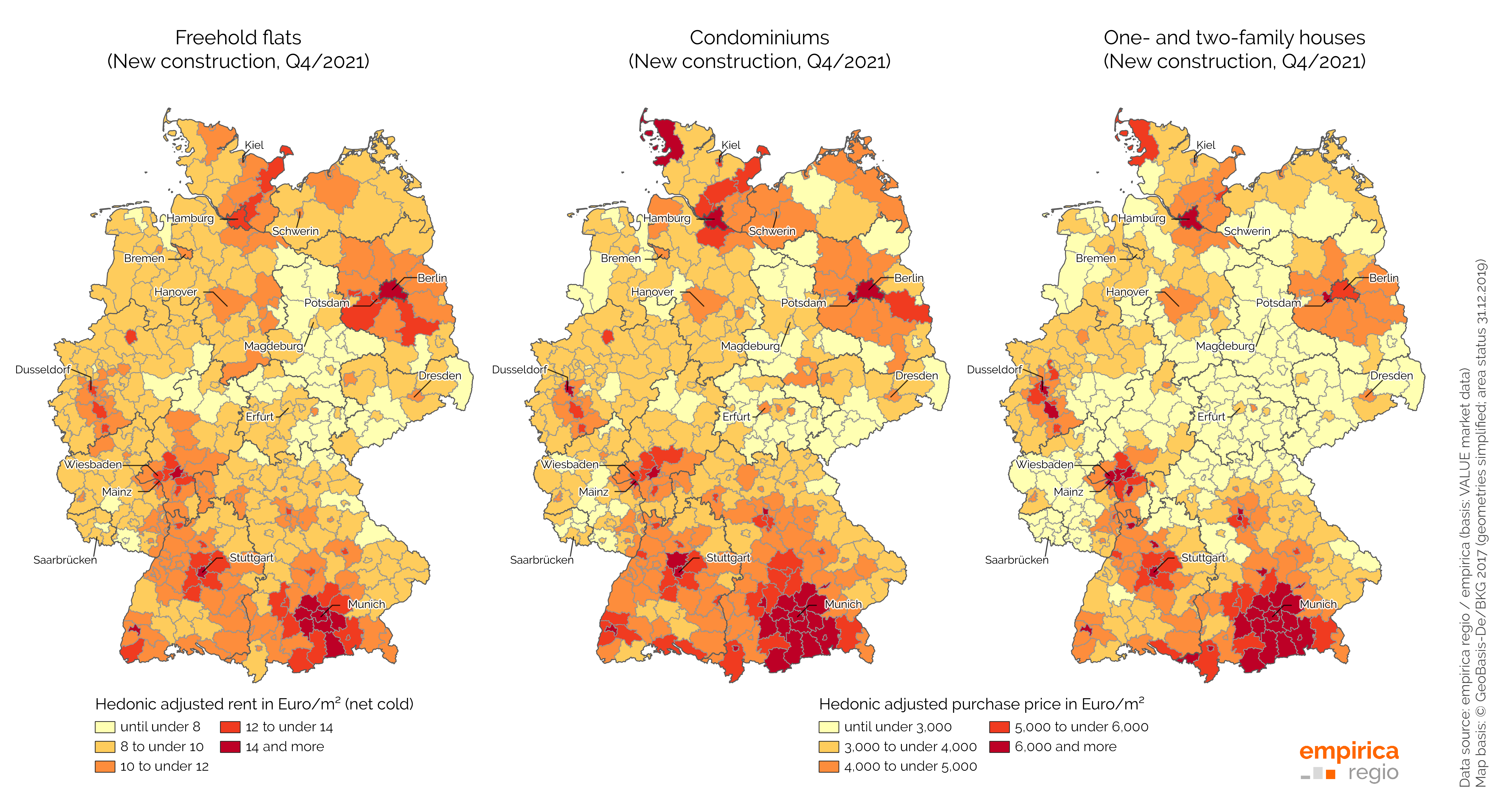 Housing market data Q4/2021: Indices continue to rise at the end of the year