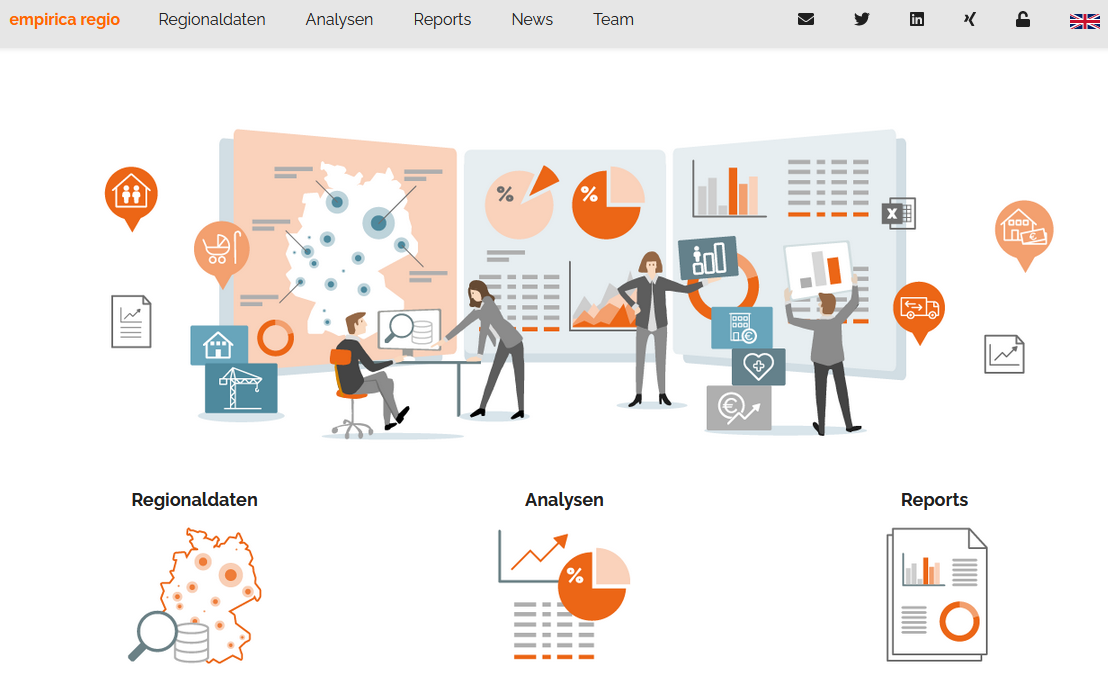 Update der empirica regio Webseite